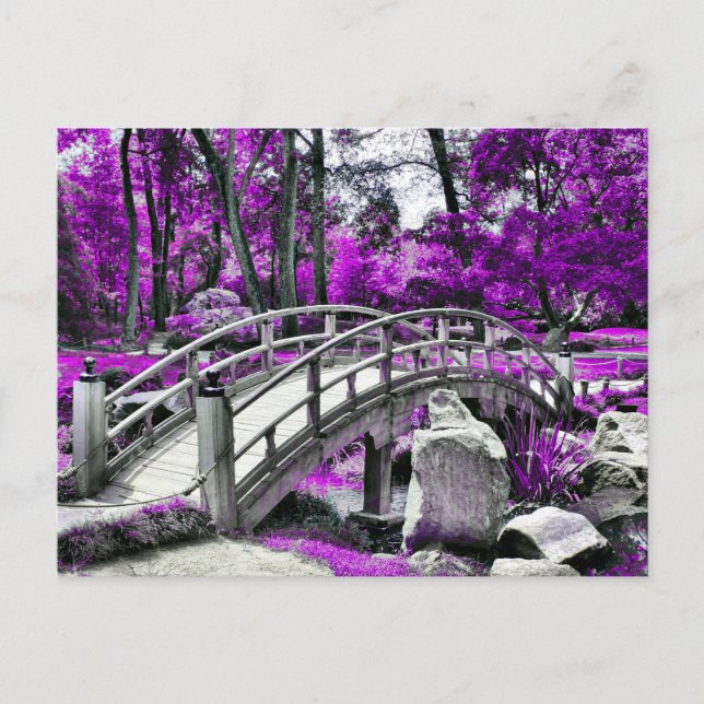 Dreamscape Purple Forest  Postcard (Front)