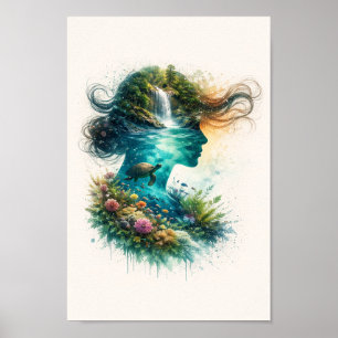 Dreamscape Silhouette Series Poster