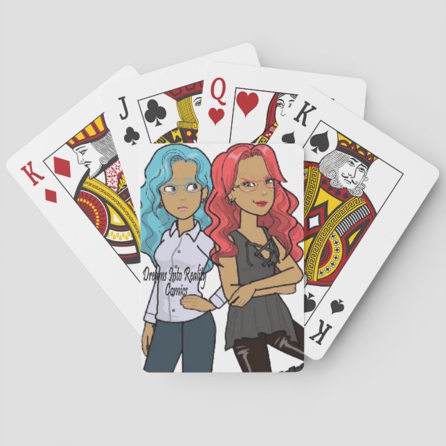 DreamsIntoRealityComics Alter Egos Cover Art Playing Cards (Back)