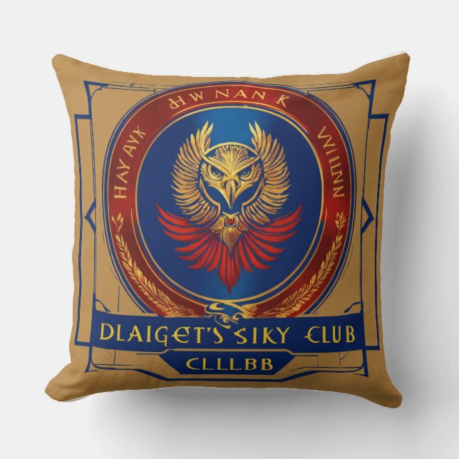 "Dreamweaver's Haven: Luxuriously Embrace Serenity Cushion (Front)