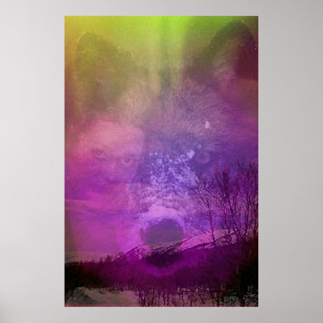 Dreamwolves Shaman Protrait  Poster (Front)