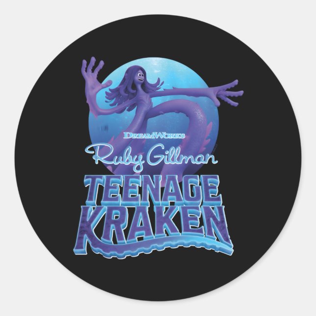 Dreamworks Ruby Gill Nage Kraken Classic Round Sticker (Front)