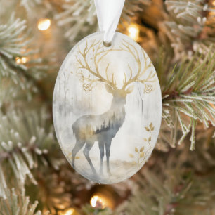 Dreamwoven Guardian Deer Ornament