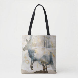 Dreamwoven Guardian Kangaroo (Marlu) – Serene Fore Tote Bag