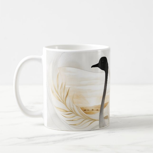 Dreamwoven Guardian Ostrich Mug (Left)