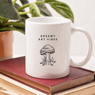 Dreamy Art Vibes   Aesthetic Creative Coffee Mug