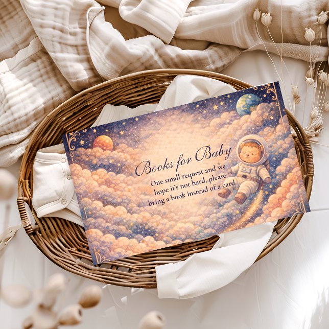 Dreamy Astronaut Cloudscape Books for Baby  Enclosure Card (Creator Uploaded)