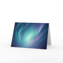 Dreamy Aurora Borealis Greeting Card