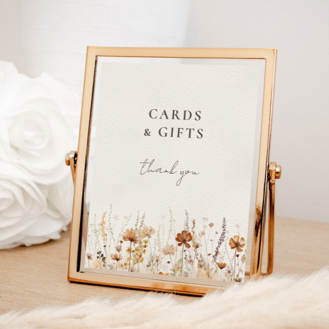 Dreamy Autumn Wildflower Cards and Gifts Sign (Creator Uploaded)