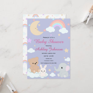 Dreamy Baby Shower Invitation
