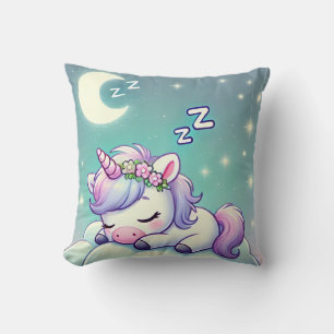Dreamy Baby Unicorn - Decorative Pillow