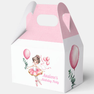 Dreamy Ballerina in Flight Birthday Party Favour Box