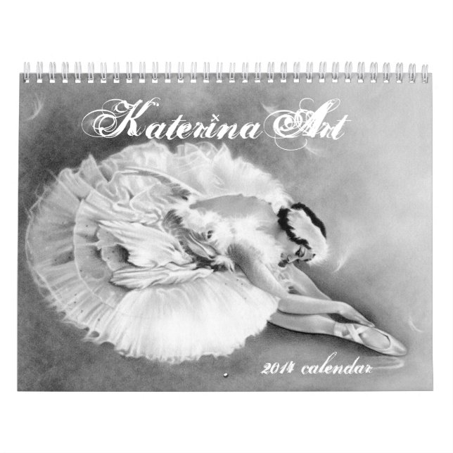 Dreamy Ballerinas 2014 Calendar KaterinaArt (Cover)