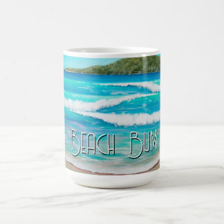 Dreamy Beach Blue Waves Painting Australia Coffee Mug