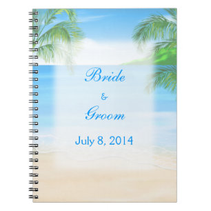 Dreamy Beach Wedding Guest Book