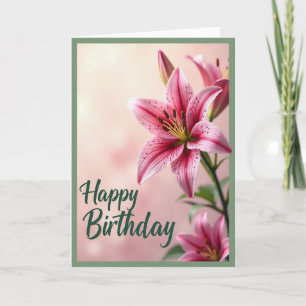 Dreamy Blossom Birthday Card