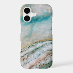 Dreamy Blue Ink Design Apple