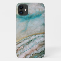 Dreamy Blue Ink Design Apple