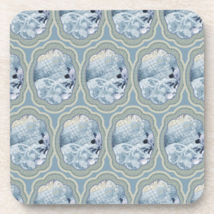 Dreamy Blue Medallions Coaster