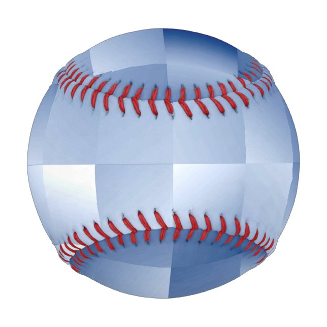 Dreamy Blue Tones in a Square Pattern Baseball (Front)