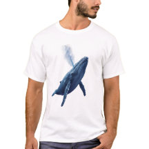 Dreamy Blue Whale T-Shirt