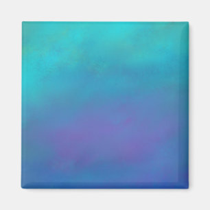 Dreamy Blues Abstract Design Magnet