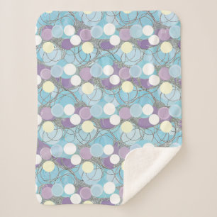 Dreamy Bubble Clouds Luxury Sherpa Blanket