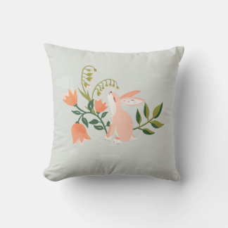 "Dreamy Bunny" Cute, Colourful & Fun Rabbit Art Cushion