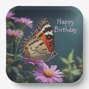 Dreamy Butterfly Paper Plate