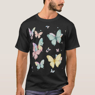 Dreamy Butterfly Watercolor T-Shirt Designs