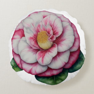 Dreamy Camellia Floral Pillow
