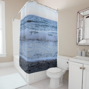 Dreamy Capri Ocean Sunset View 1 Shower Curtain