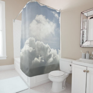 Dreamy Caribbean Clouds 10 Shower Curtain