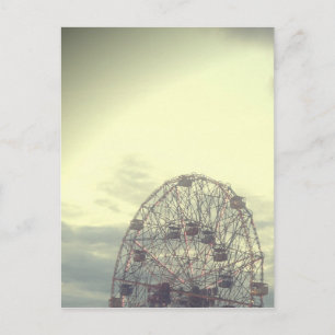 Dreamy Carnival Ferris Wheel Postcard