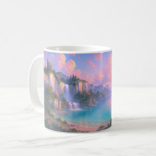 Dreamy Castle Landscape Coffee Mug