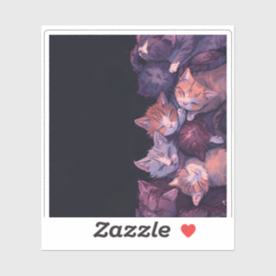 Dreamy Cat Nap – Wholesome Kitten Illustration