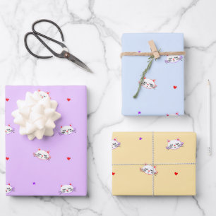 Dreamy Cat Wrapping Paper Set