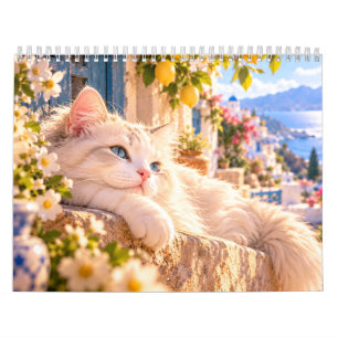 Dreamy Cats Whimsical Cat Art Calendar