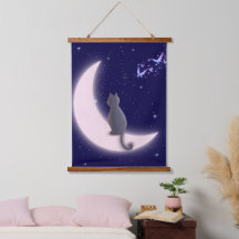 Dreamy Celestial Cat Design