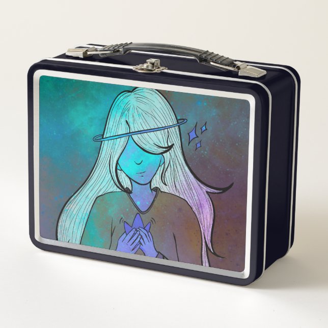Dreamy, Celestial Space Lunch Box  (Front)