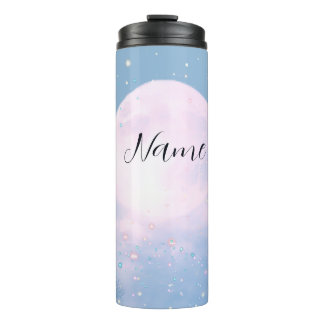 Dreamy celestial wedding bathed in moonlight thermal tumbler