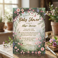 Dreamy Charming Spring Garden Party Baby Shower