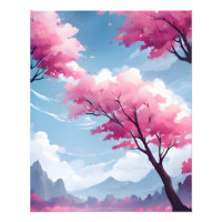 Dreamy Cherry Blossoms Canvas Art