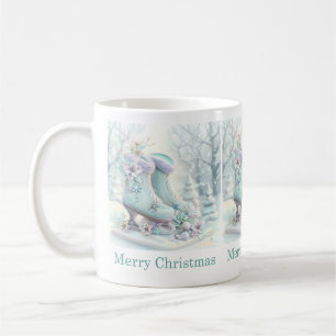 Dreamy Christmas Ice Skates Mug