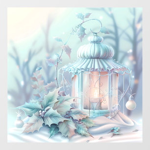 Dreamy Christmas Lantern Window Cling