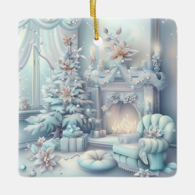 Dreamy Christmas Room Ornament (Front)