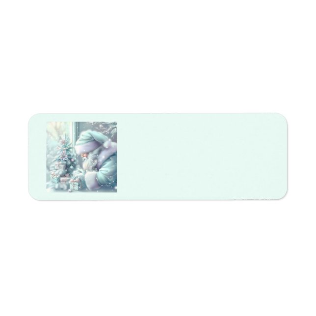 Dreamy Christmas Santa Address Labels (Front)