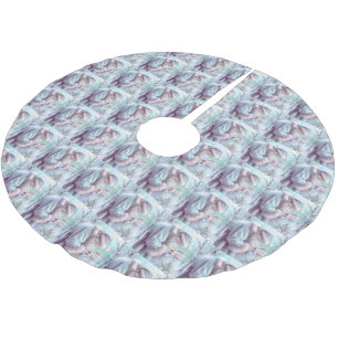 Dreamy Christmas Santa Tree Skirt