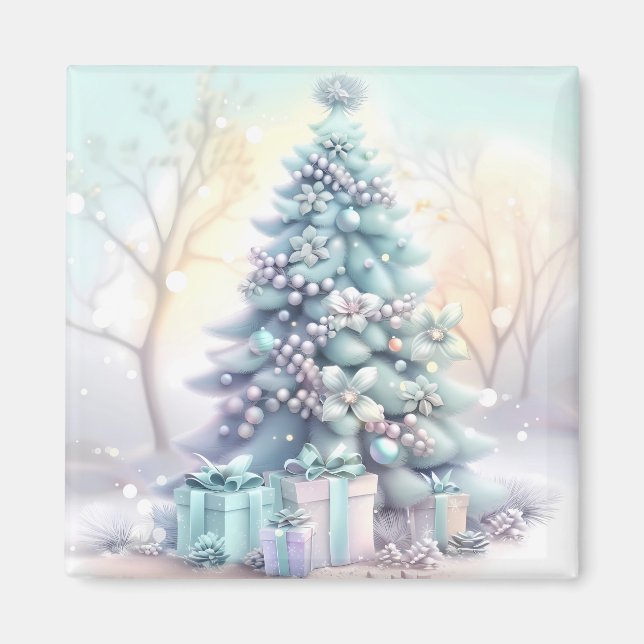 Dreamy Christmas Tree Magnet (Front)