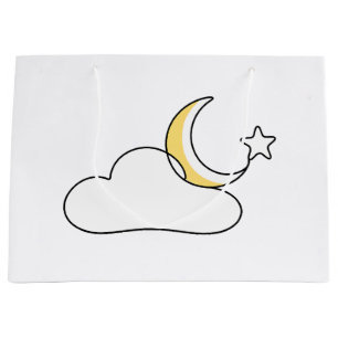 Dreamy Cloud & Stars Large Gift Bag